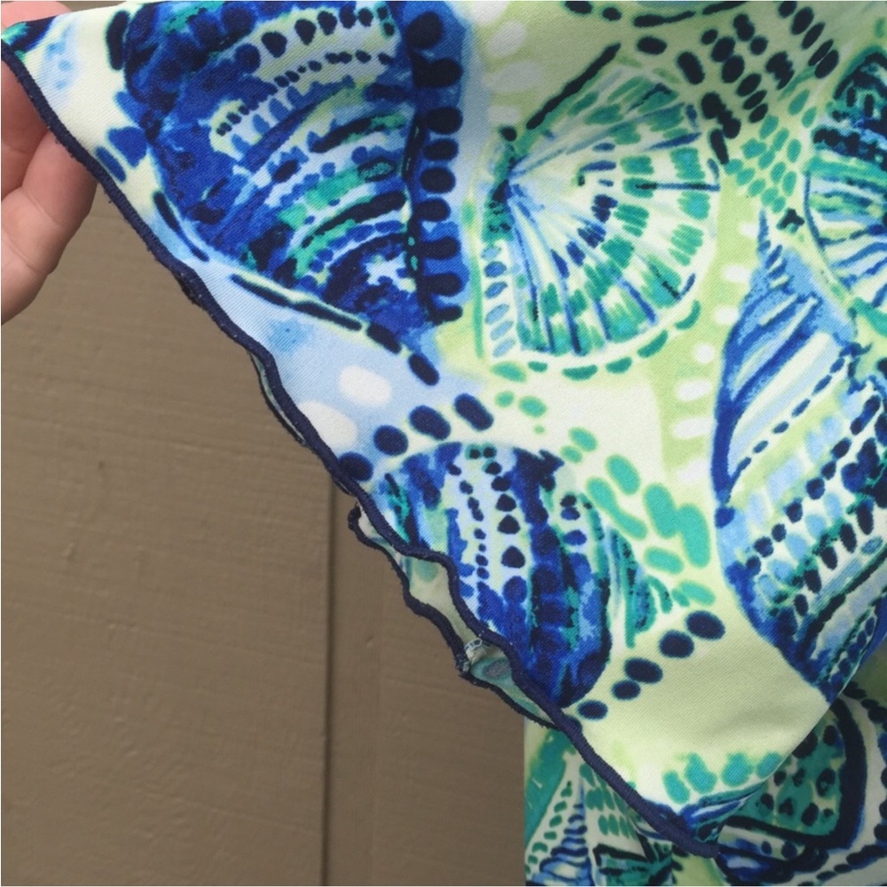 Links Blue/Green Shell Blouse - Picture 7 of 11